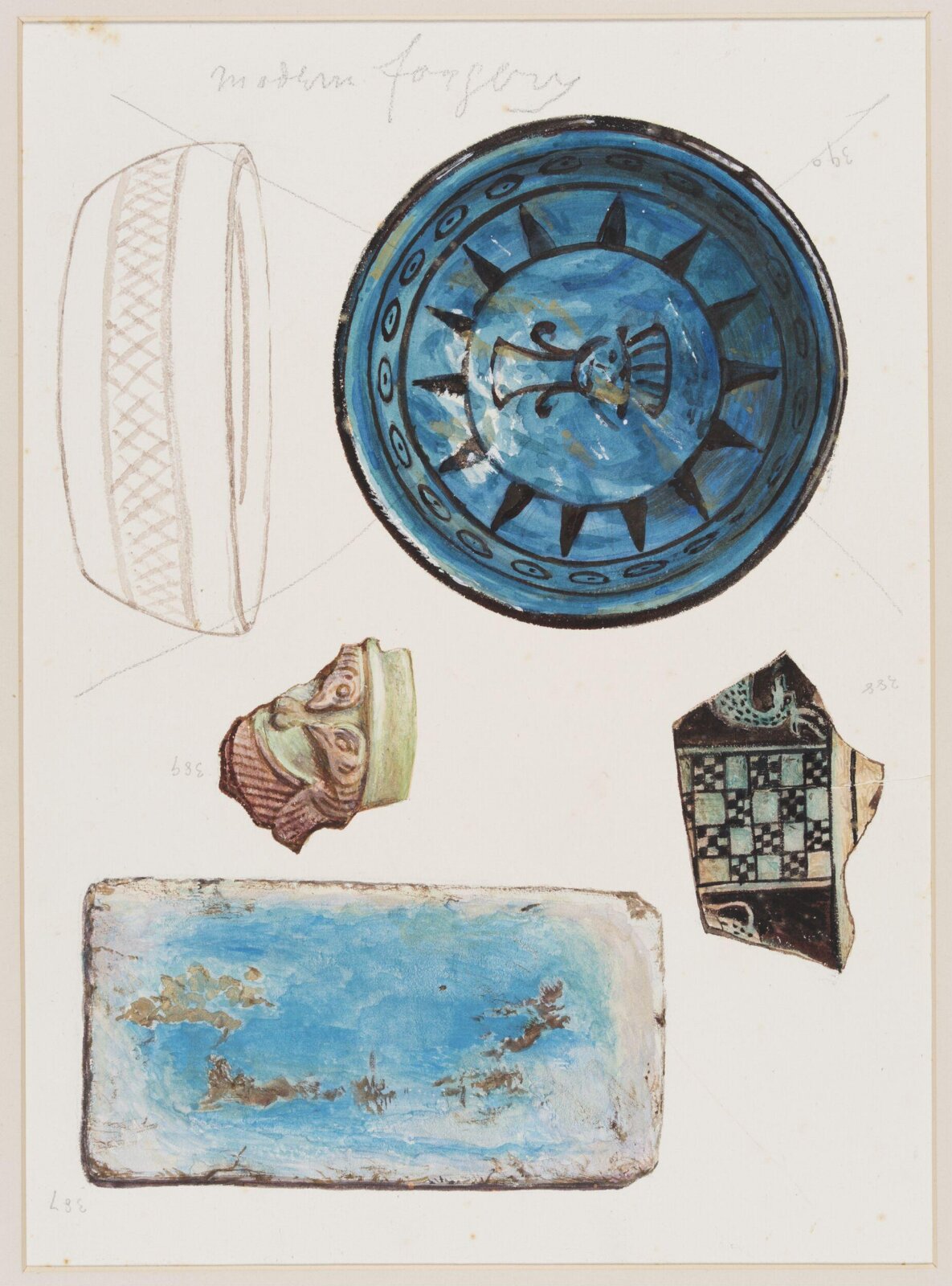 Drawing, Henry Wallis, 1898