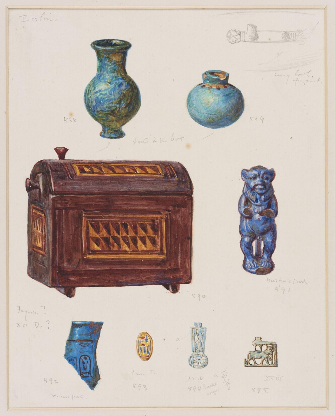 Drawing, Henry Wallis, 1898
