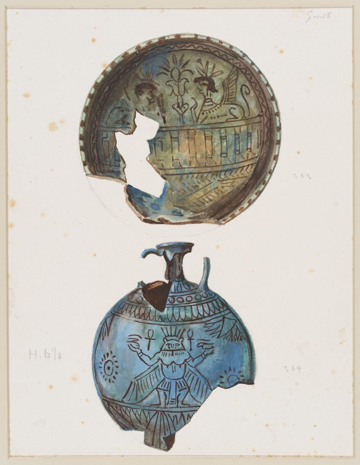 Drawing, Henry Wallis, 1898