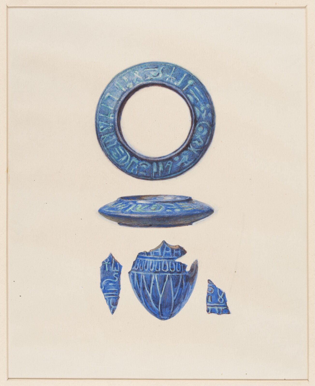 Drawing, Henry Wallis, 1898