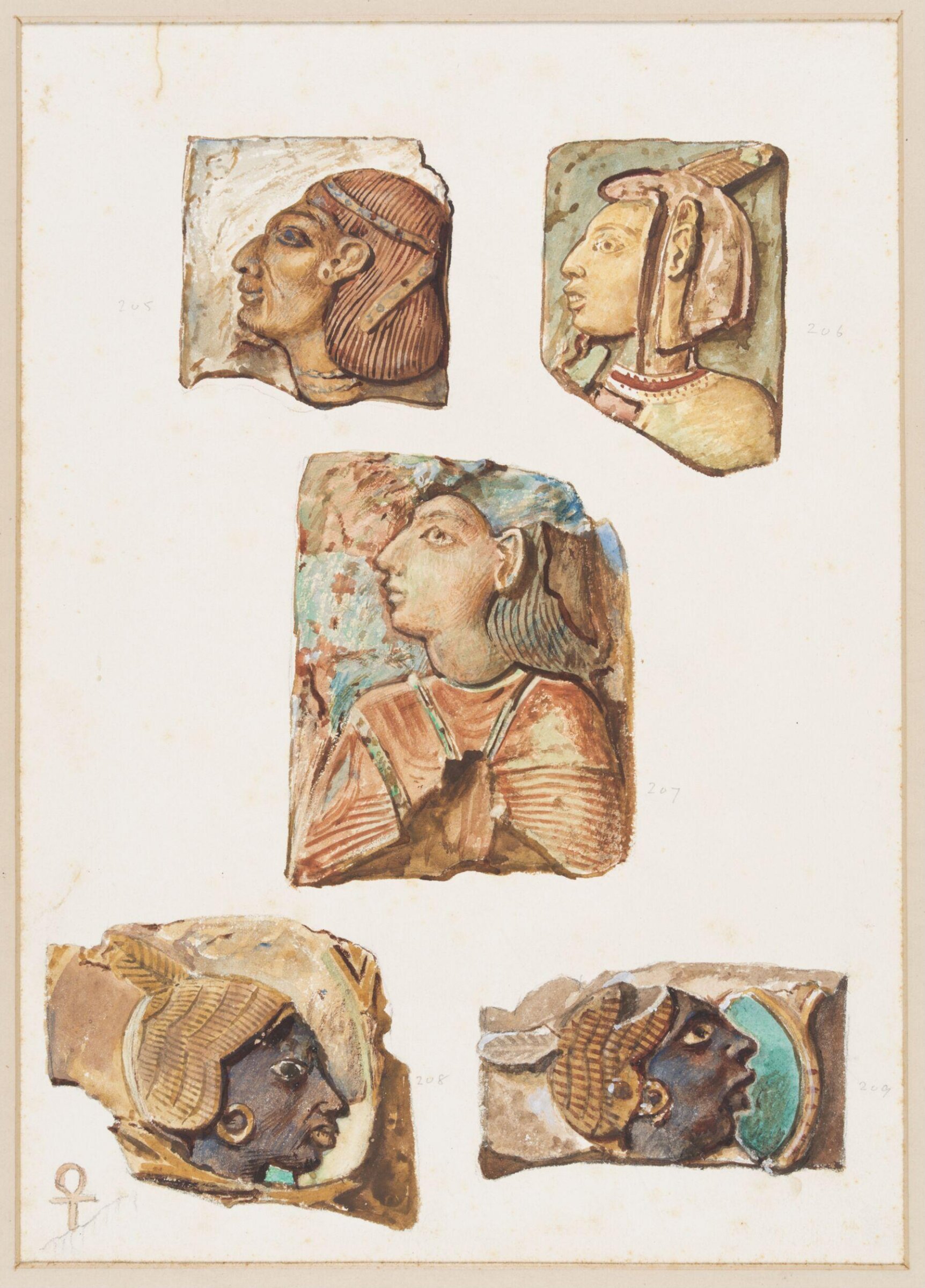 Drawing, Henry Wallis, 1898