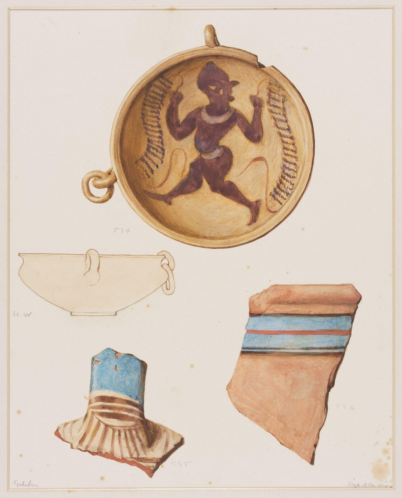 Drawing, Henry Wallis, 1898
