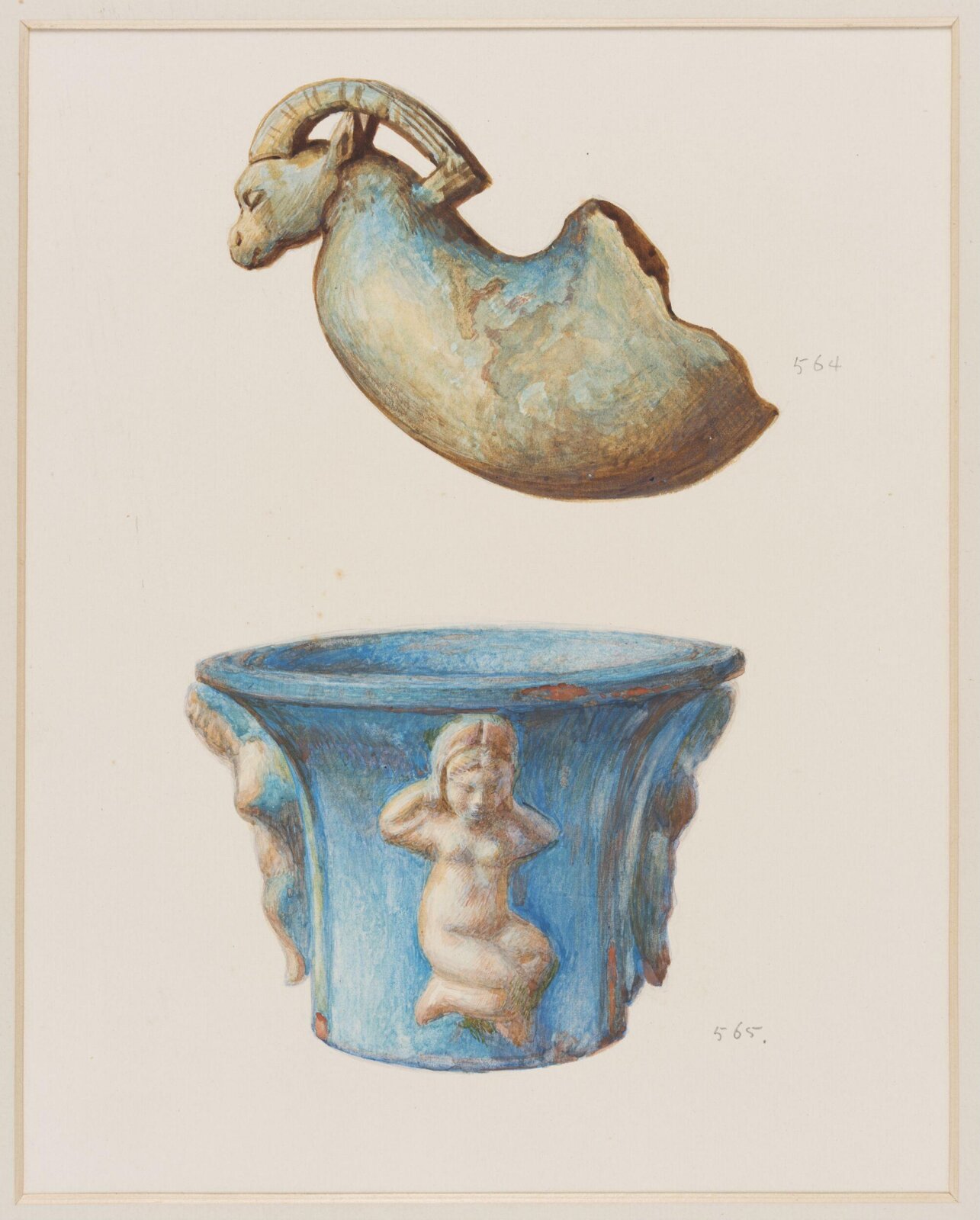 Drawing, Henry Wallis, 1898