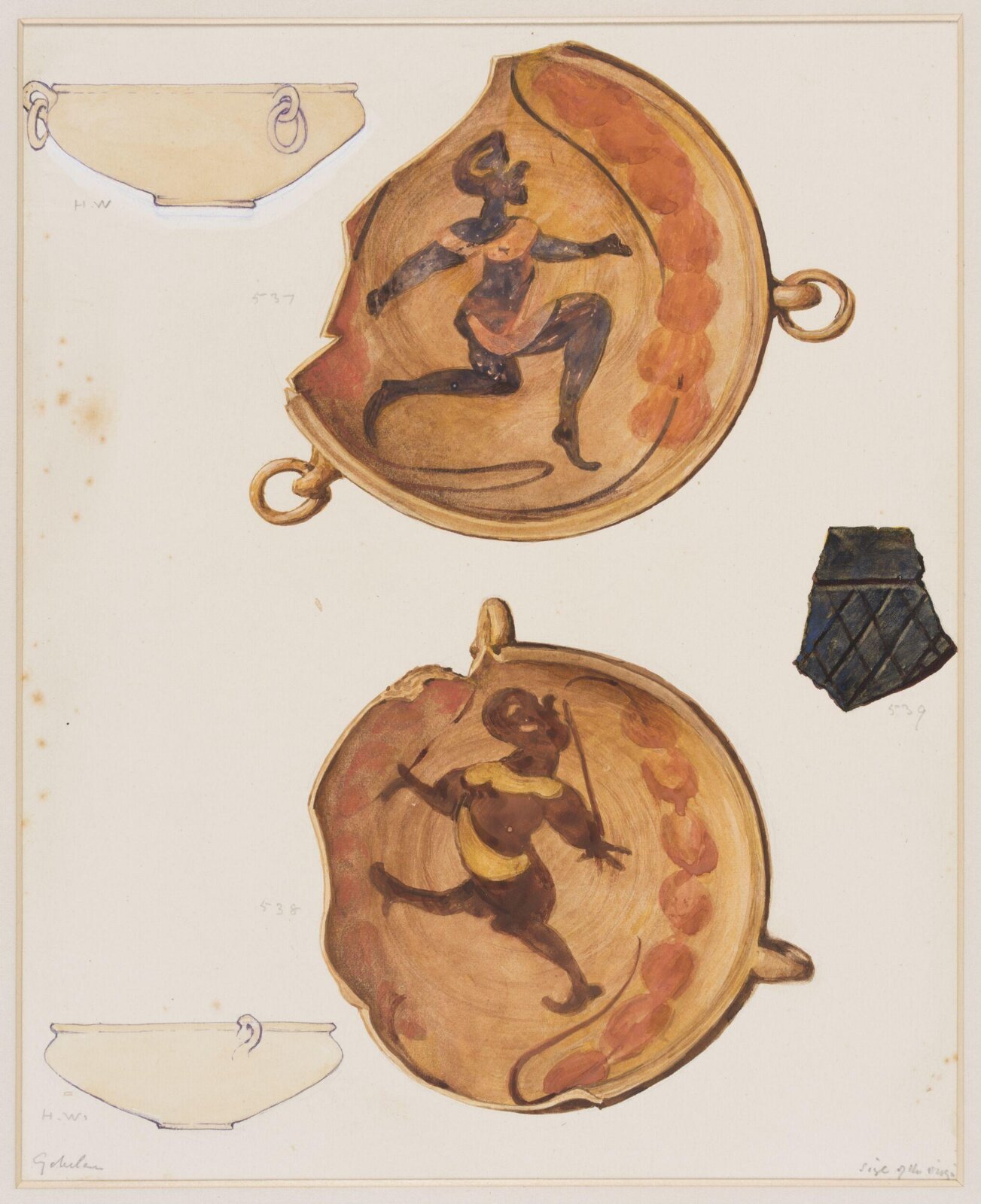 Drawing, Henry Wallis, 1898