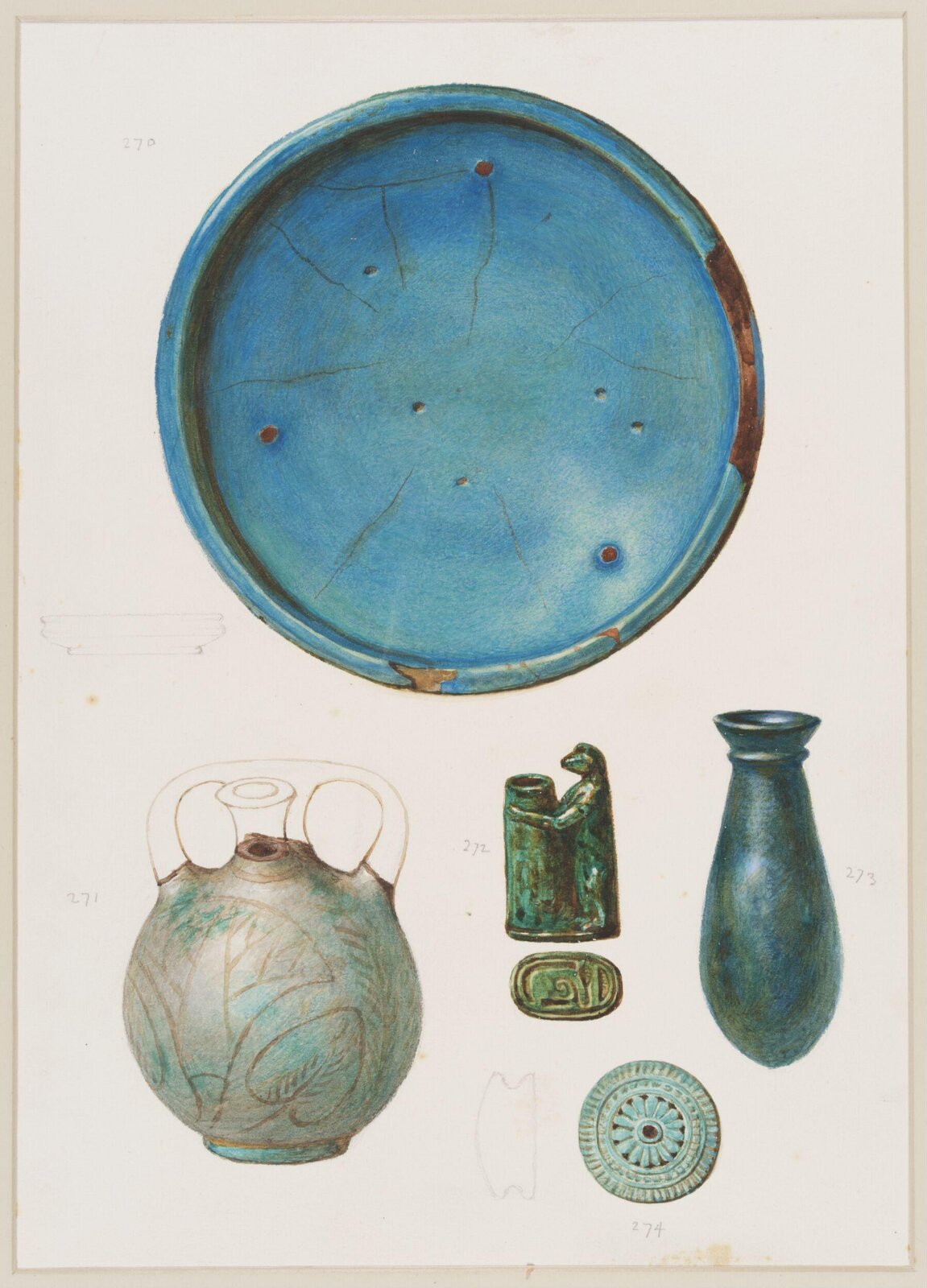 Drawing, Henry Wallis, 1898