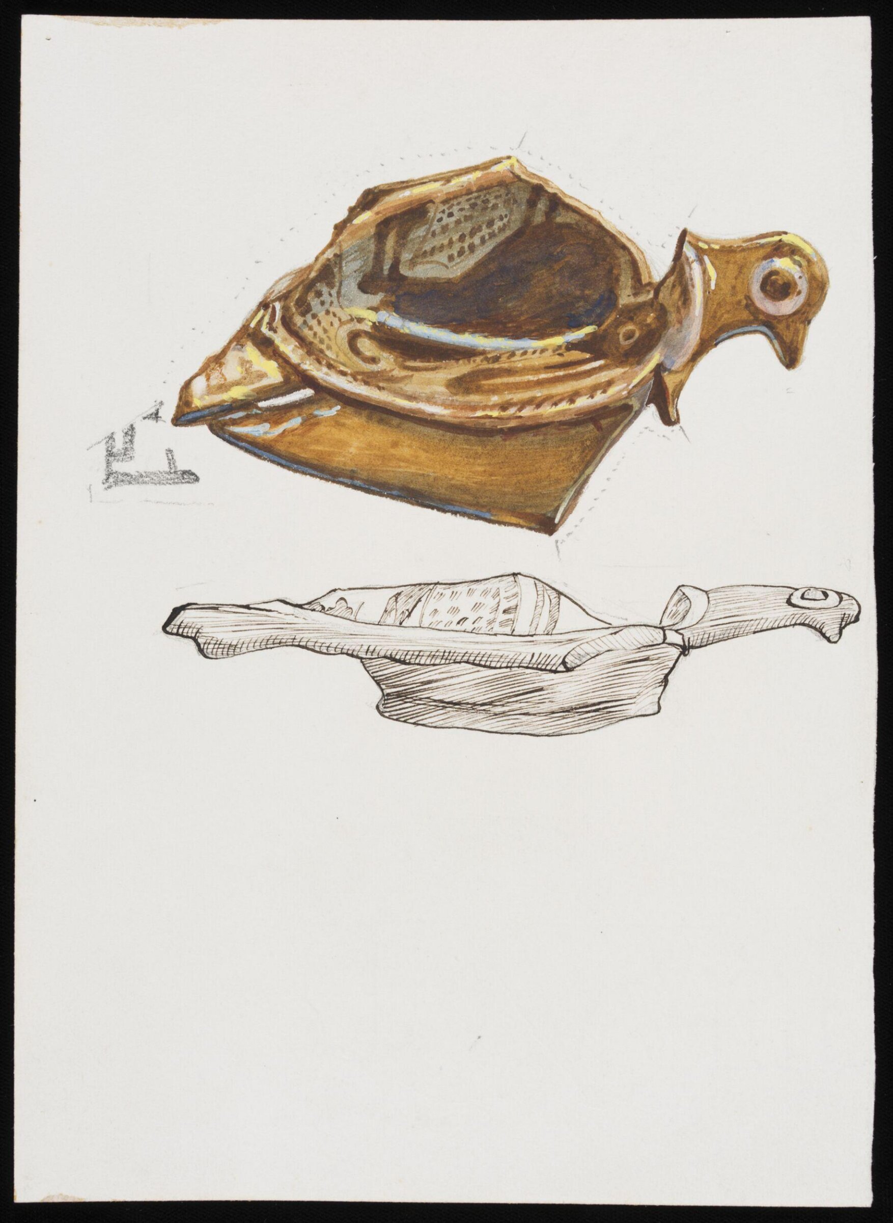 Drawing, Henry Wallis, c.1891