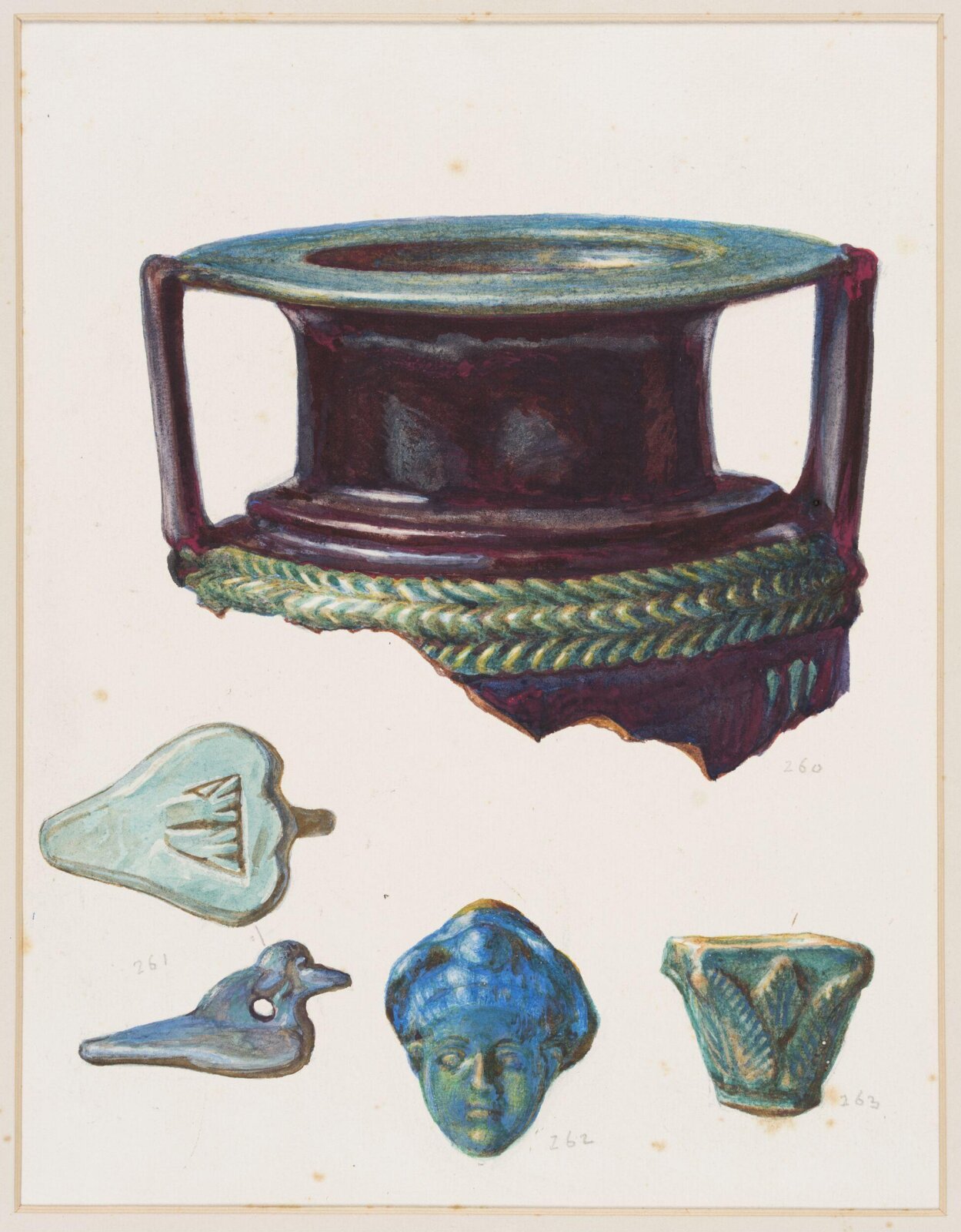 Drawing, Henry Wallis, 1898