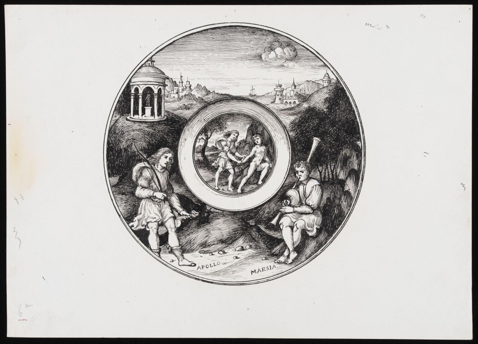 Apollo and Marsyas, Henry Wallis, 1905