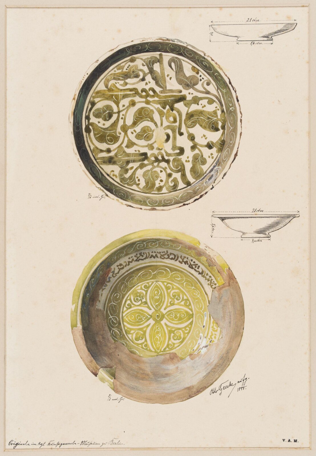 Drawing, Otto Geerke, 1888