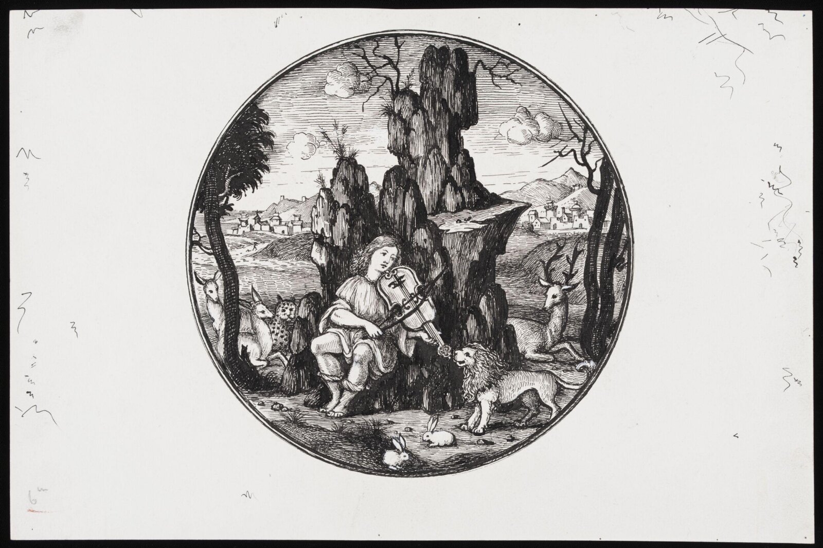 Orpheus and the Beasts, Henry Wallis, 1905