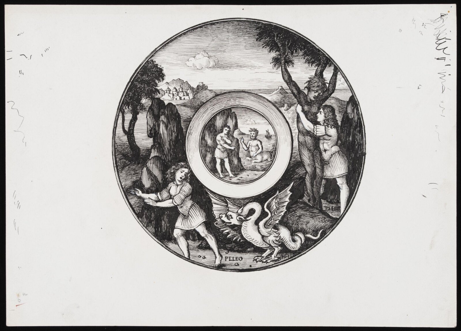 Peleus and Thetis, Henry Wallis, 1905