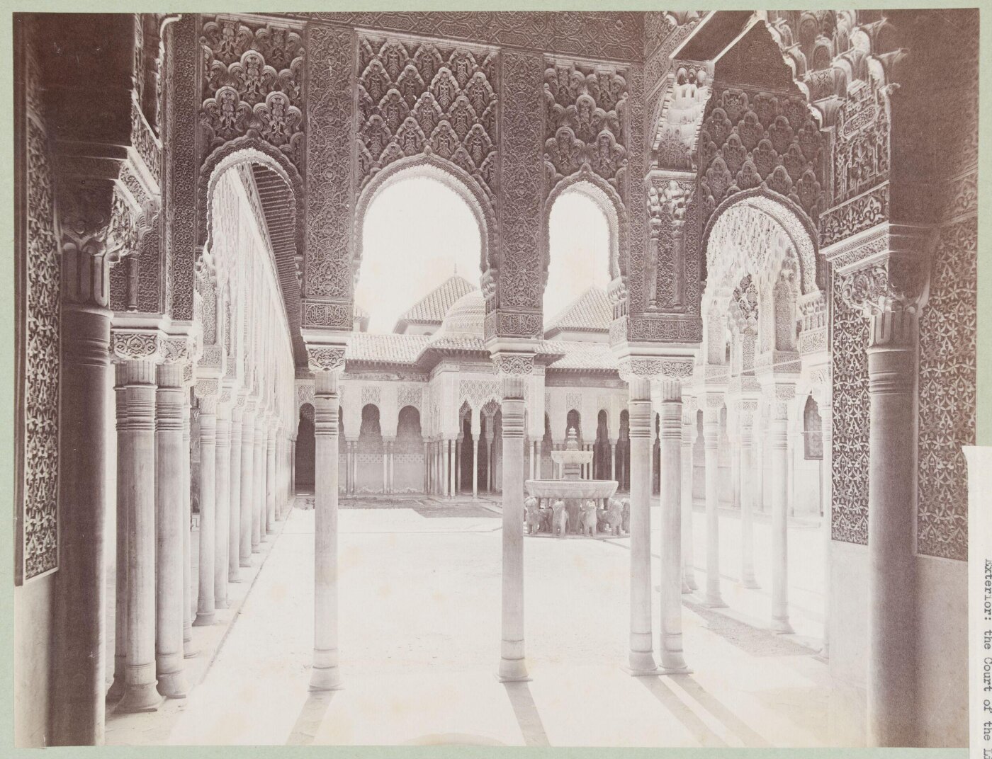 Unknown, View of the Court of the Lions from the Sala de los Escudos