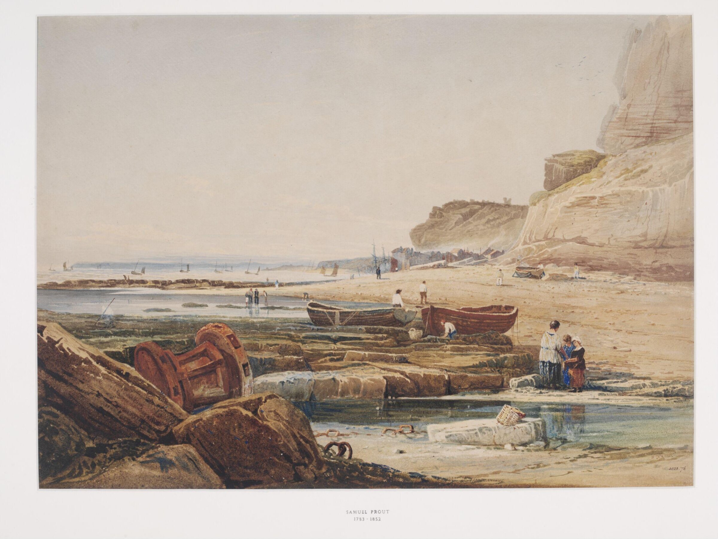 The Beach, Hastings, Samuel Prout, ca. 1800-52