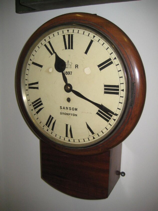 Clock — C. Sansom — 1890-1900