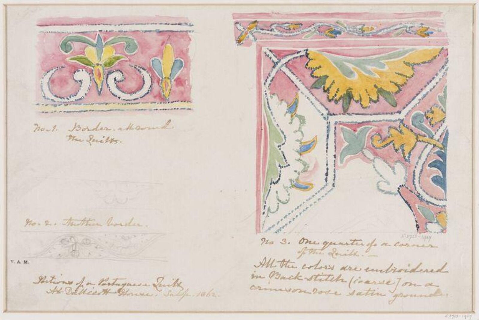 Watercolour drawing, c.1890 to c. 1920