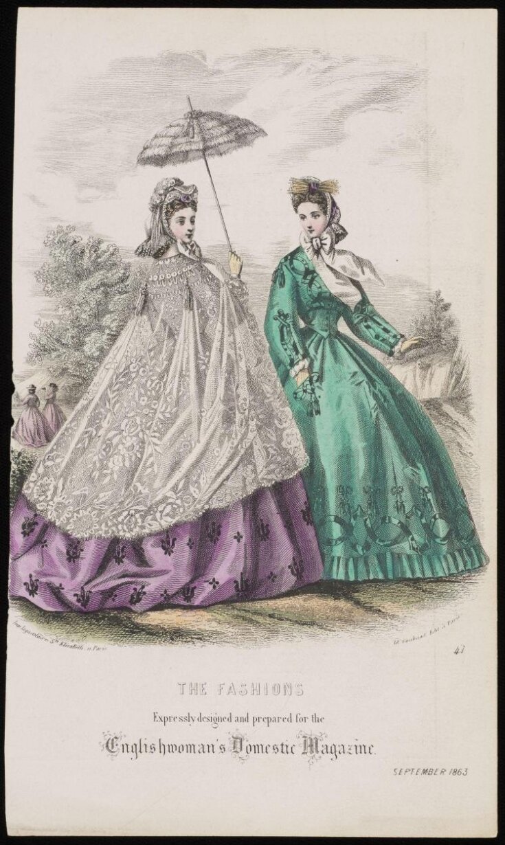 The Fashion Expressly designed and prepared for the Englishwomen's Domestic Magazine image