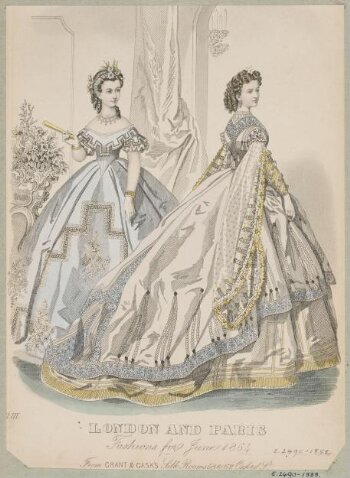 London and Paris Fashion for June 1864