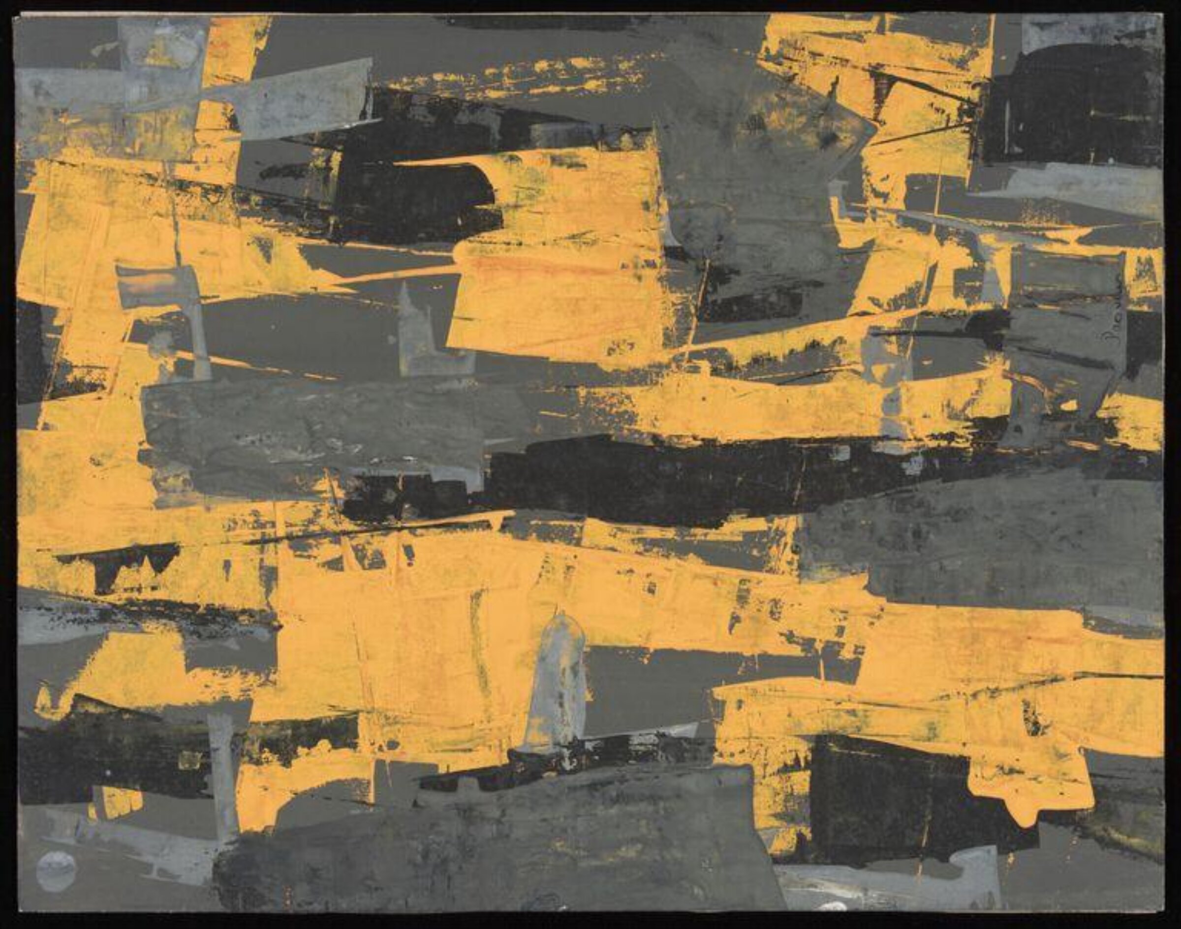 Capriccio. Design for a furnishing fabric for  Konwiser Inc., New York, 1954., Sara Provan