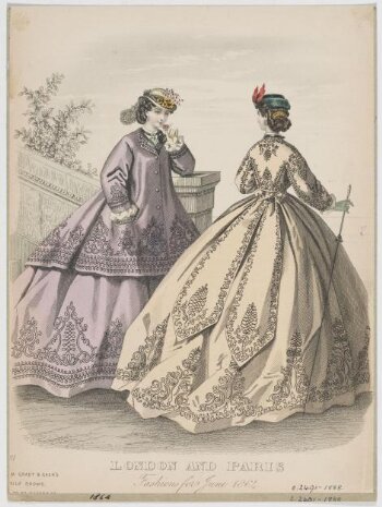 London and Paris Fashion for June 1864