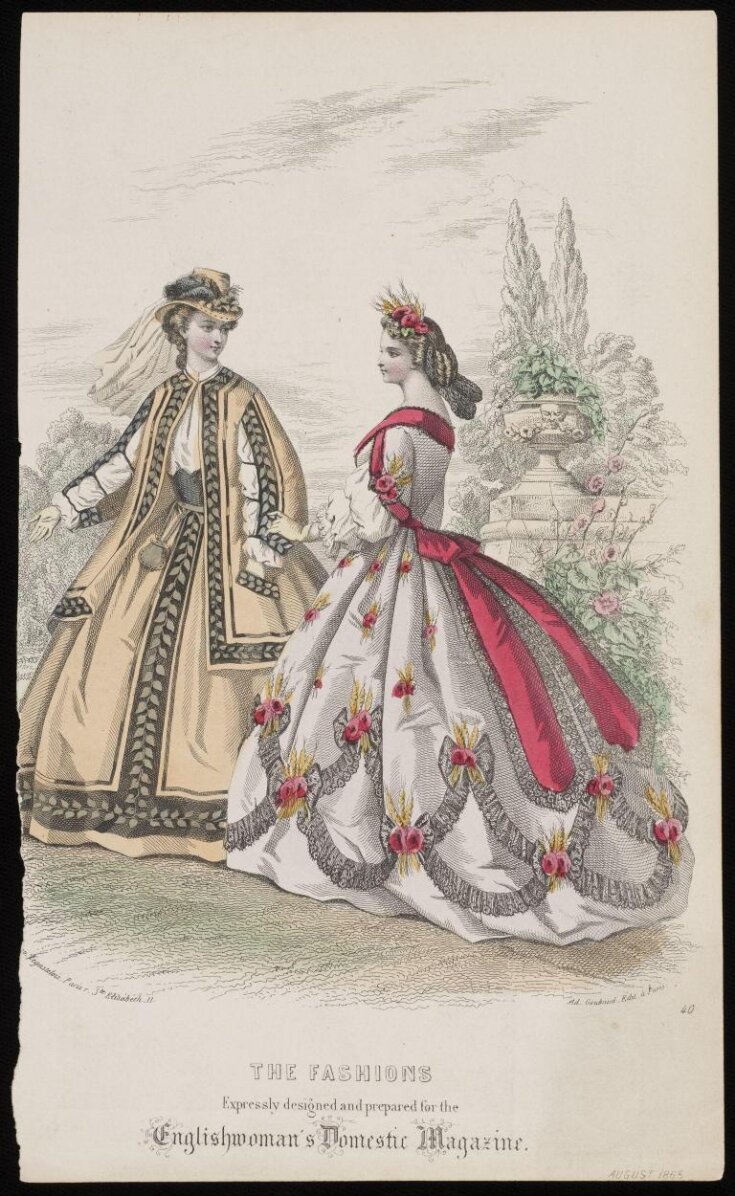 The Fashion Expressly designed and prepared for the Englishwomen's Domestic Magazine image