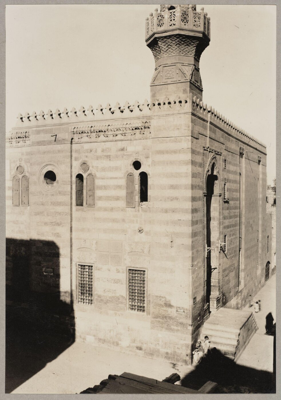 K.A.C. Creswell, Eastern angle of the madrasa of Sultan al-Ashraf Qaytbay at Qal'at al-Kabsh, Cairo