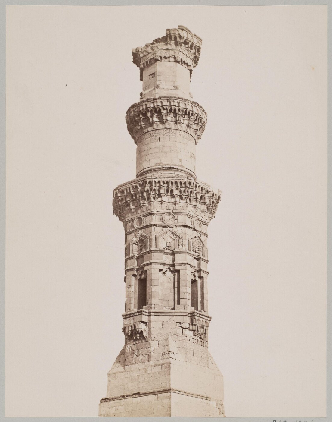 Unknown, The minaret of al-Qibliyya (south), Cairo