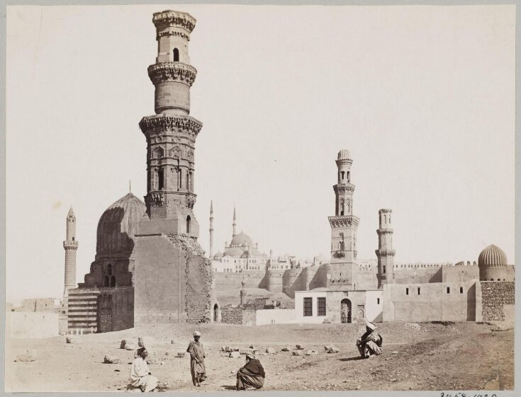 The minarets of al-Qibliyya, Qawsun and al-Sultaniyya, Cairo top image
