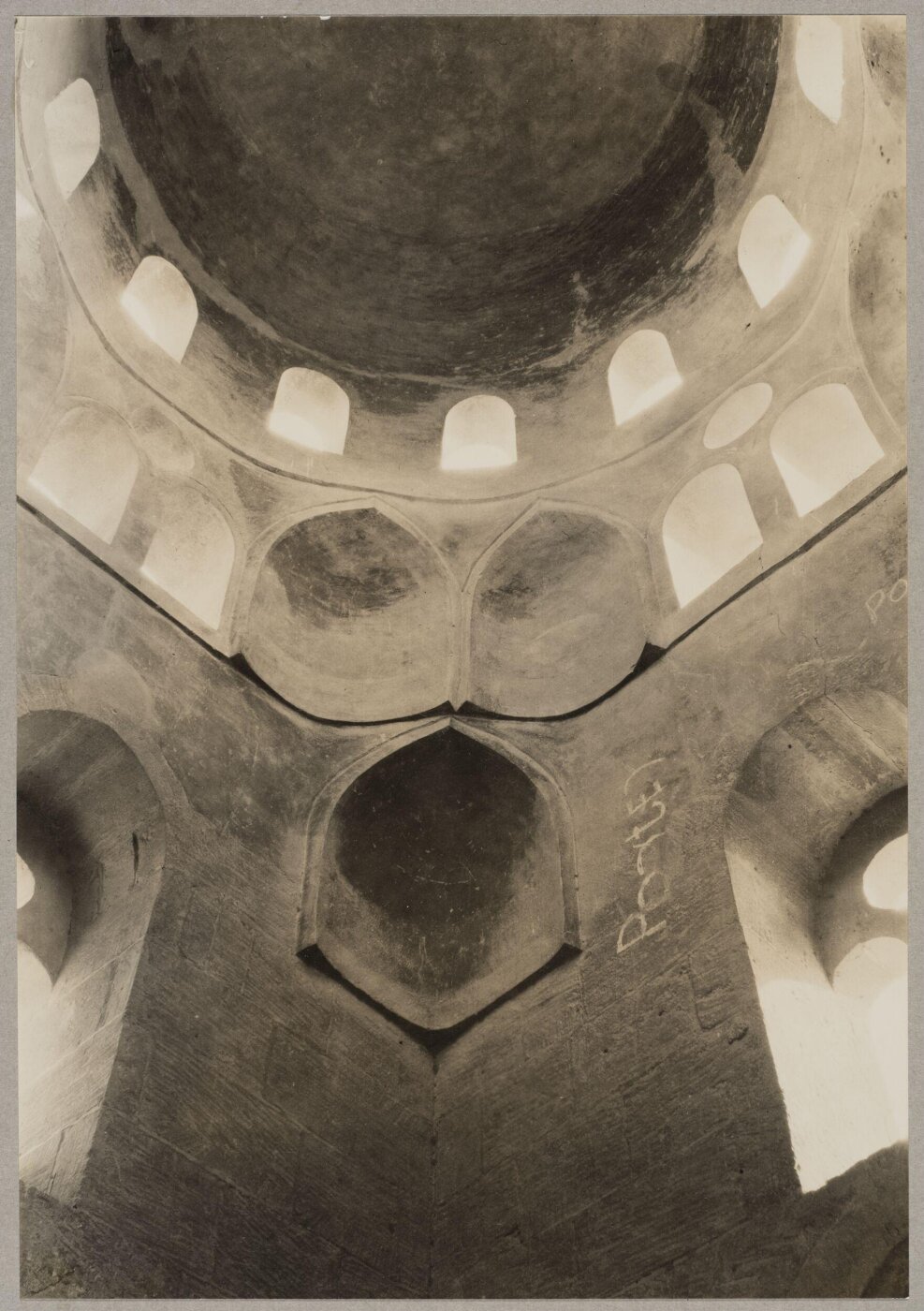 K.A.C. Creswell, Pendentive of some in the Mausoleum and Cistern of Mamluk Amir Ya‘qub Shah al-Mihmandar, Cairo