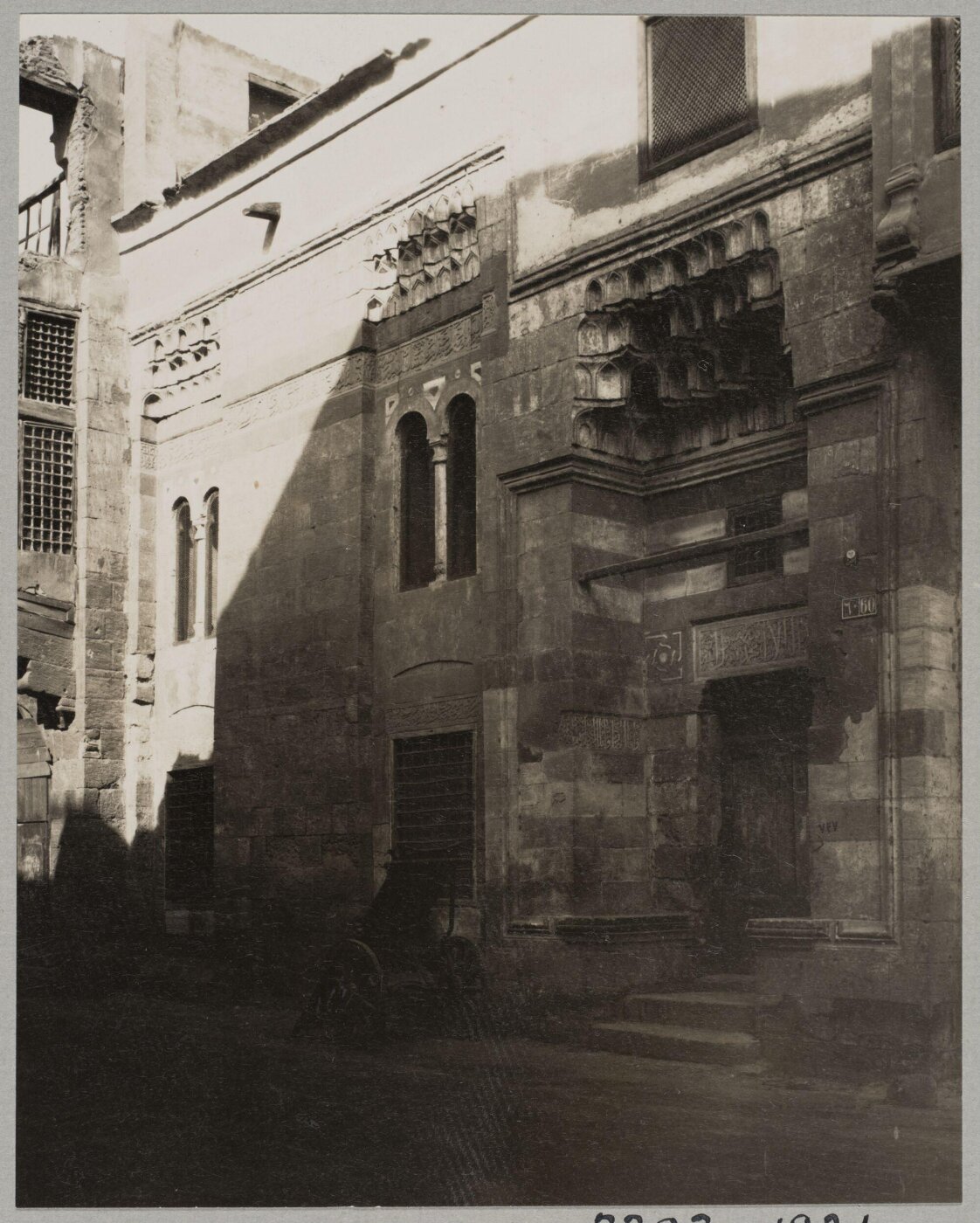 K.A.C. Creswell, Façade of the madrasa of Mamluk Amir Qutlubugha al-Dhahabi, Cairo
