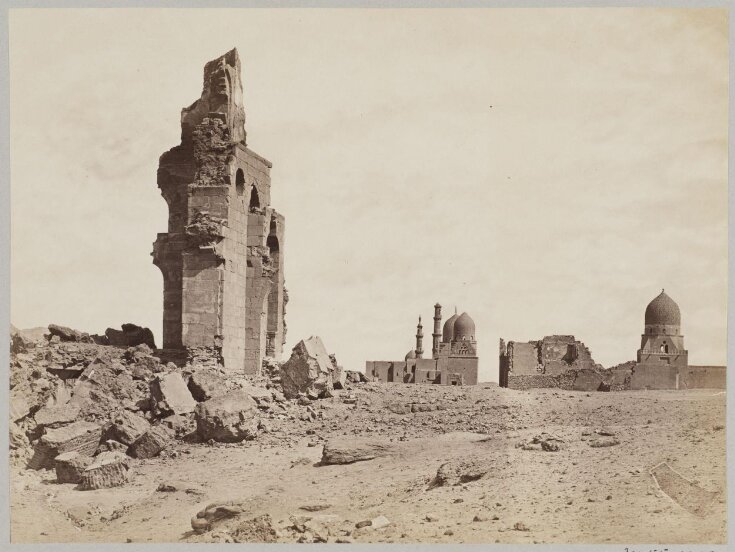 View from the north on the funerary khanqah of Mamluk Sultan al-Nasir Faraj ibn Barquq, Cairo top image