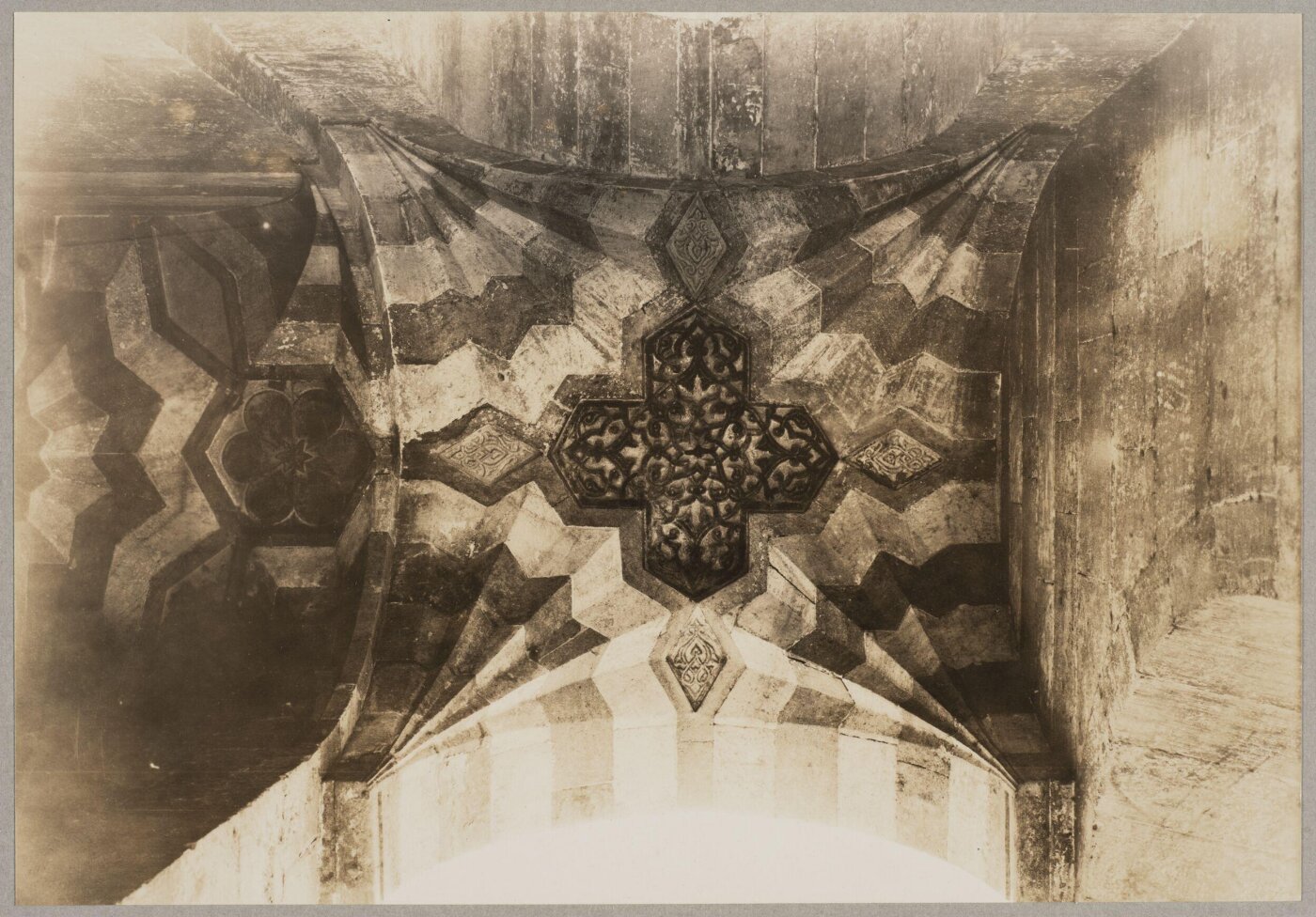 K.A.C. Creswell, Vault in entrance passage leading to courtyard at the funerary complex of Mamluk Sultan al-Ashraf Qaytbay, Cairo