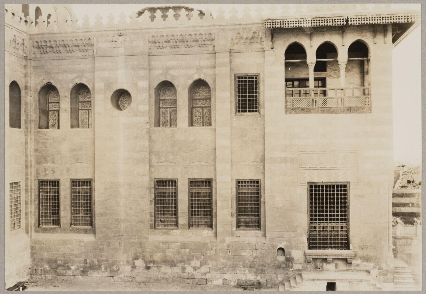 K.A.C. Creswell, Part of southeast façade of the funerary complex of Mamluk Sultan al-Ashraf Qaytbay, Cairo
