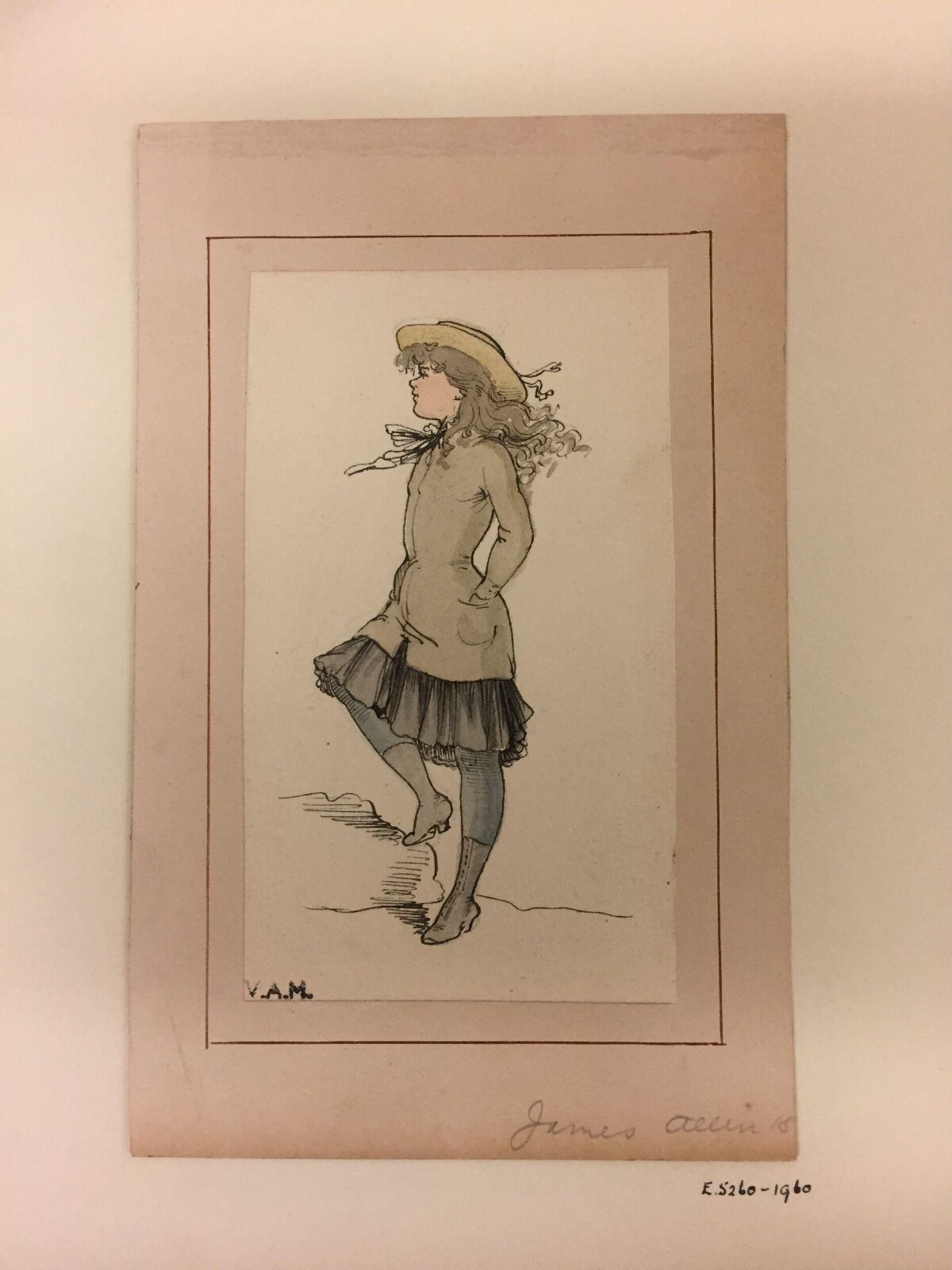 A Young Girl, James Allen, 1881