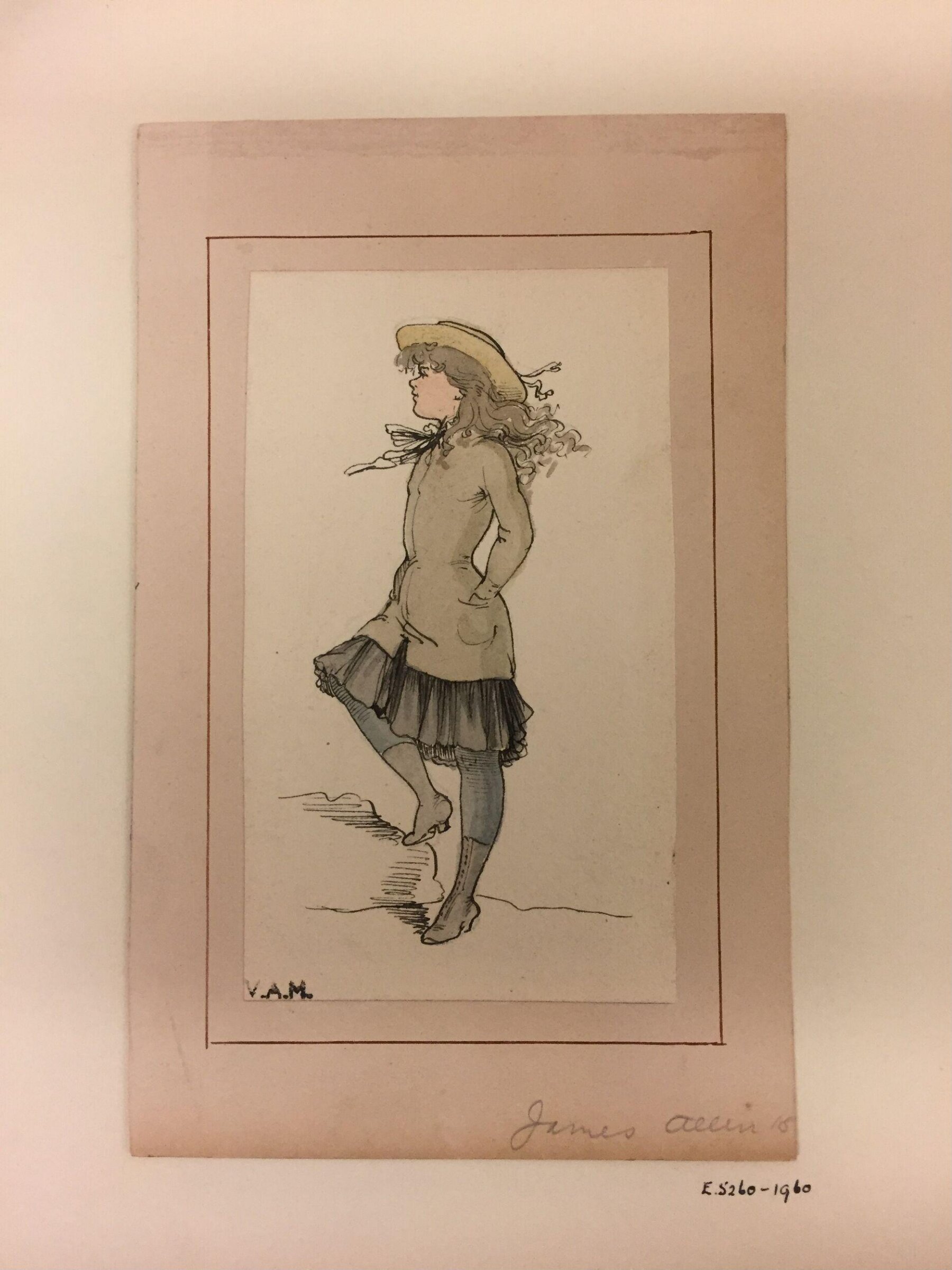 A Young Girl, James Allen, 1881