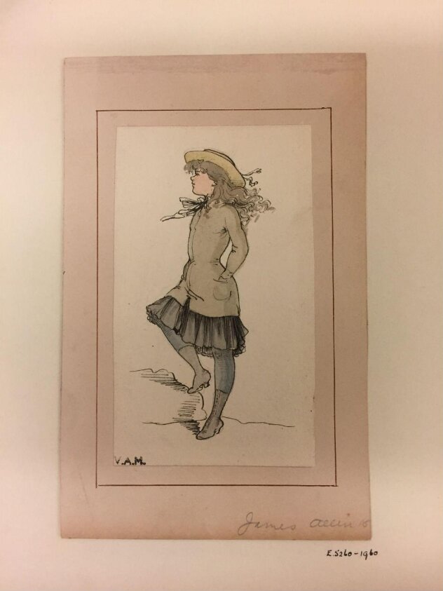 A Young Girl (1881) by James Charles Allen