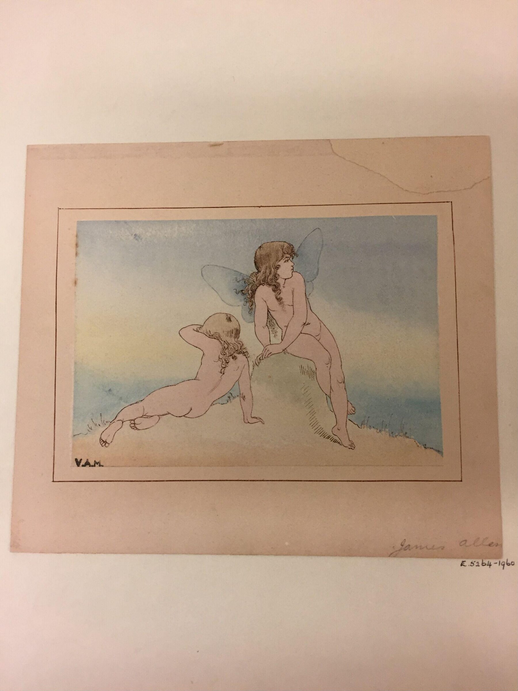 A Fairy and a Child, James Allen, 1881