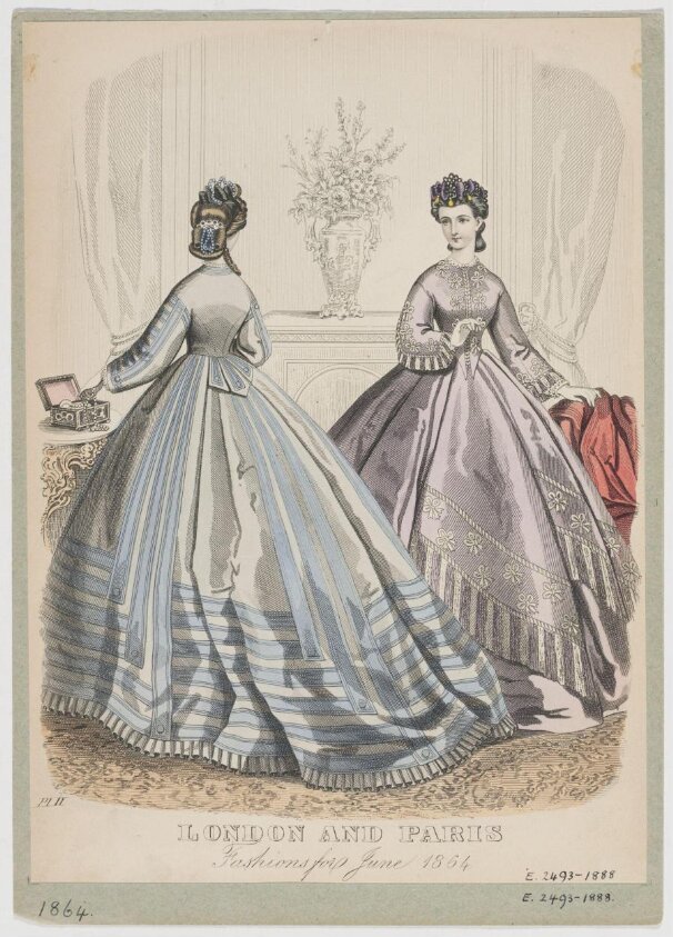 London and Paris Fashion for June 1864