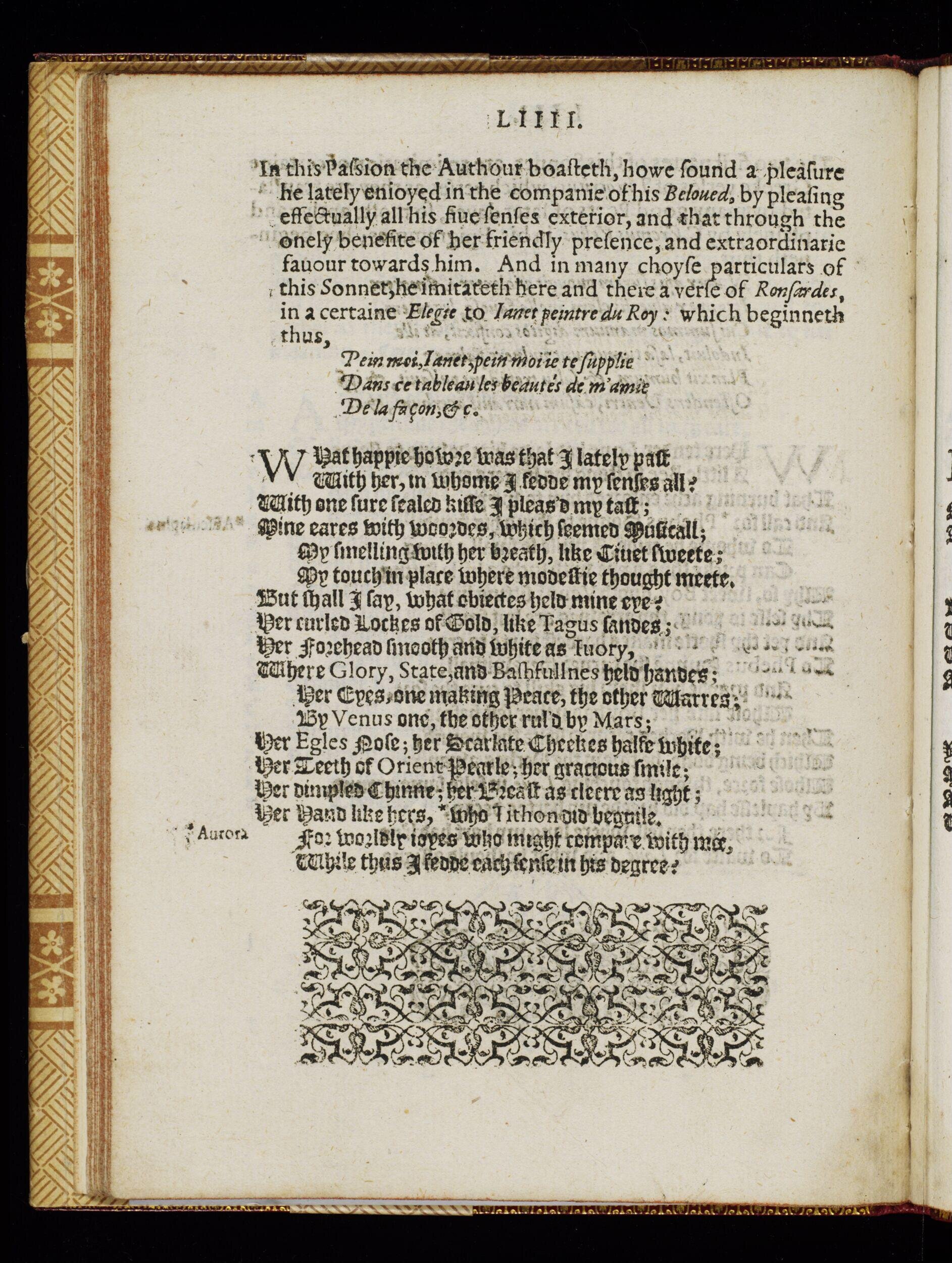 The hekatompathia or Passionate centurie of loue, : diuided into two parts: whereof, the first expresseth the authors sufferance in loue: the latter, his long farewell to loue and all his tyrannie. / Composed by Thomas Watson Gentleman; and published at the request of certaine gentlemen his very frendes