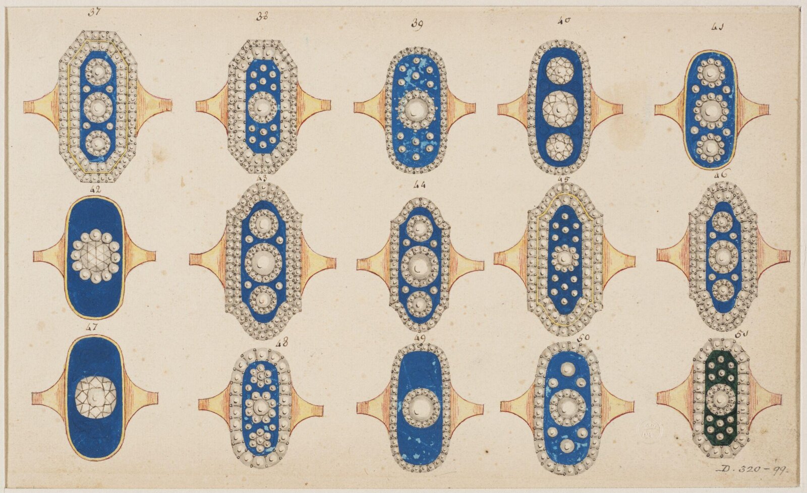 Jewellery Design, late 18th century