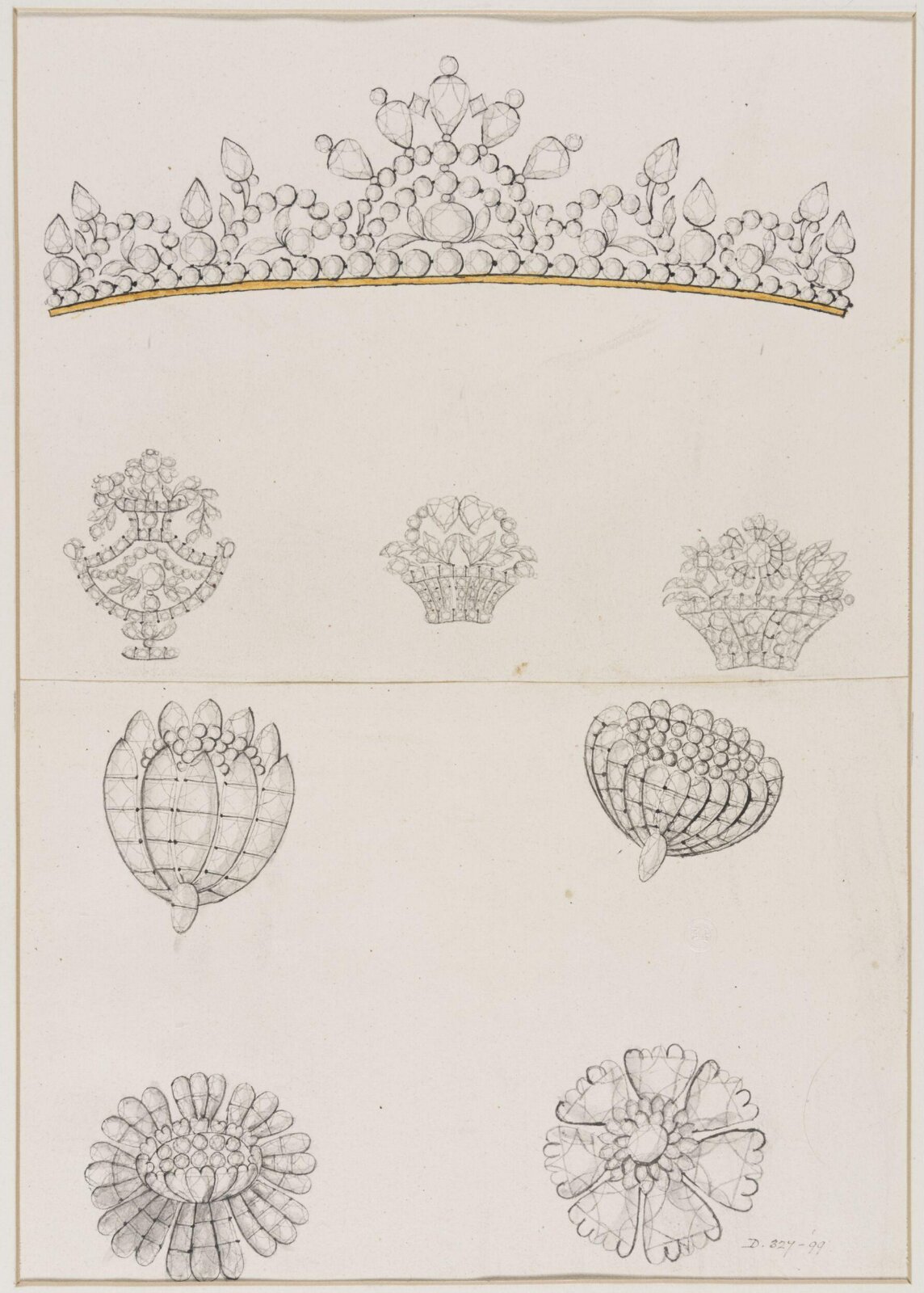 Jewellery Design, late 18th century