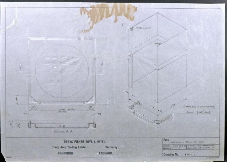 TARDIS, Dimensions of Main Case top image