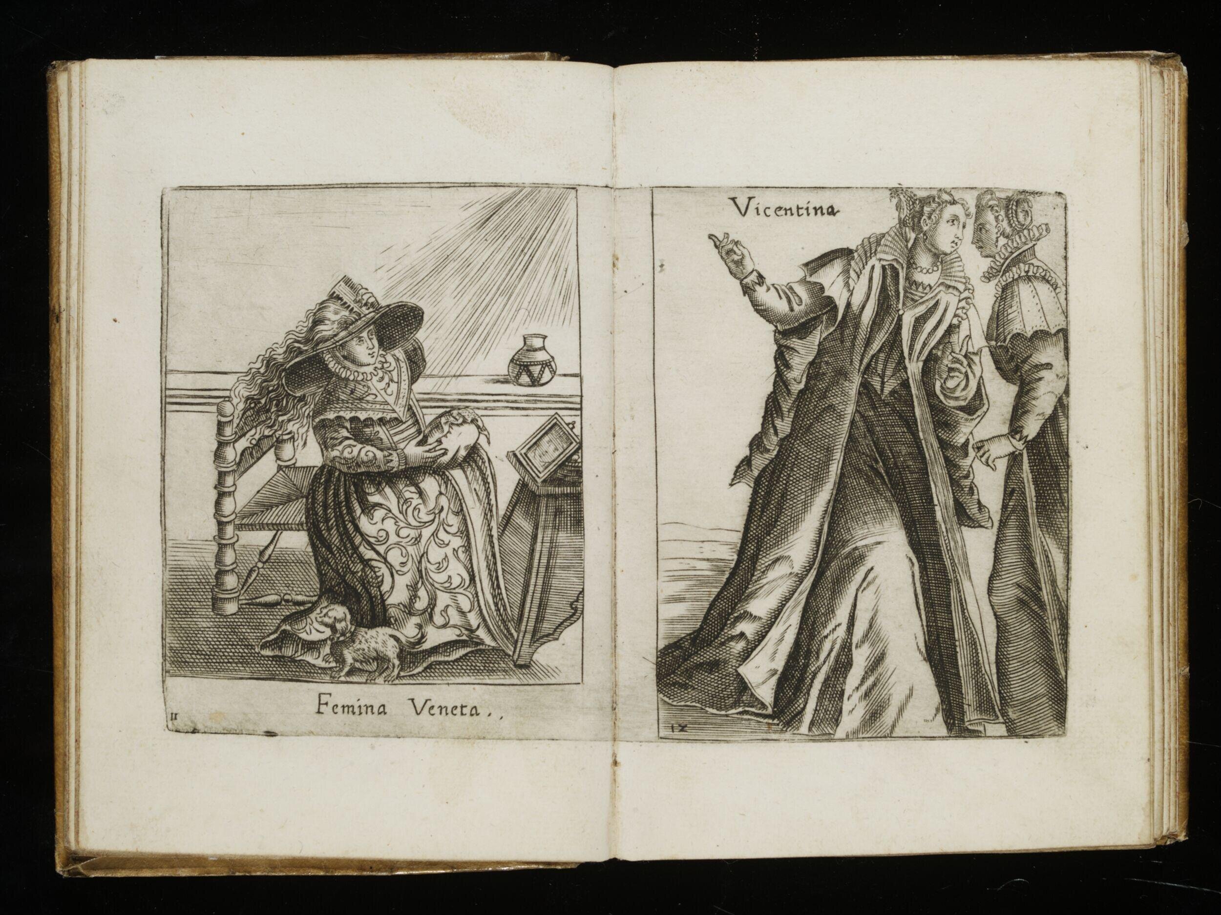 Diuersaru[m] nationum habitus : centum, et quattuor iconibus in aere incisis diligenter expressi item ordines duo procession.um unus summi Pontificis alter sereniss. principis Venetiarum / opera Petri Bertellii. Ad ill.um d. Io: Reinhardum comite[m] ab Hanau et d. in Liechtemburg