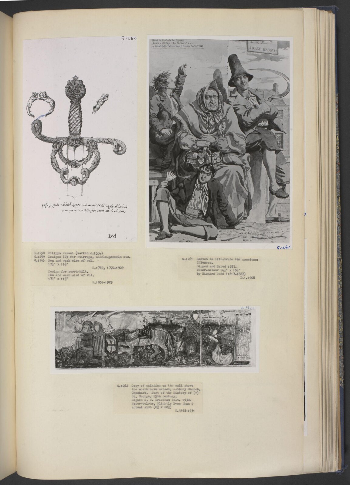 Drawing, Ernest William Tristram, 1930