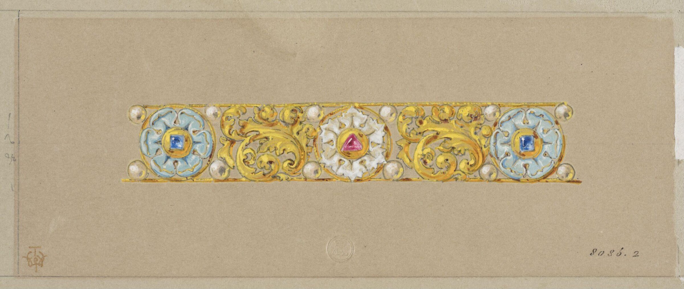 Drawing, J. Walter Wilson, mid 19th century