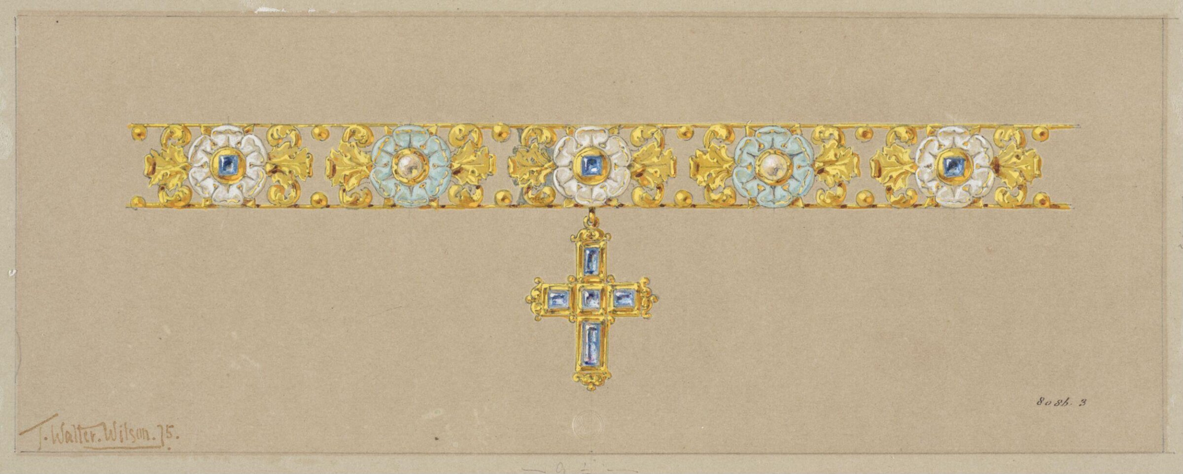 Drawing, J. Walter Wilson, mid 19th century
