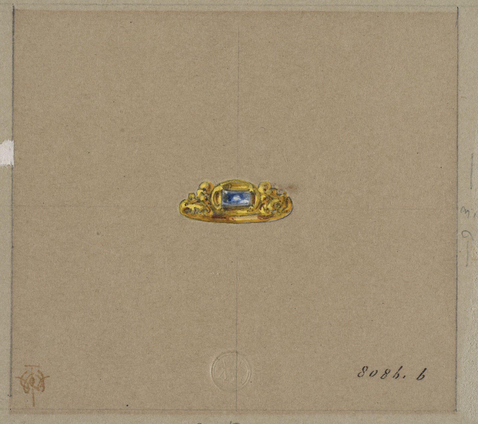 Drawing, J. Walter Wilson, mid 19th century