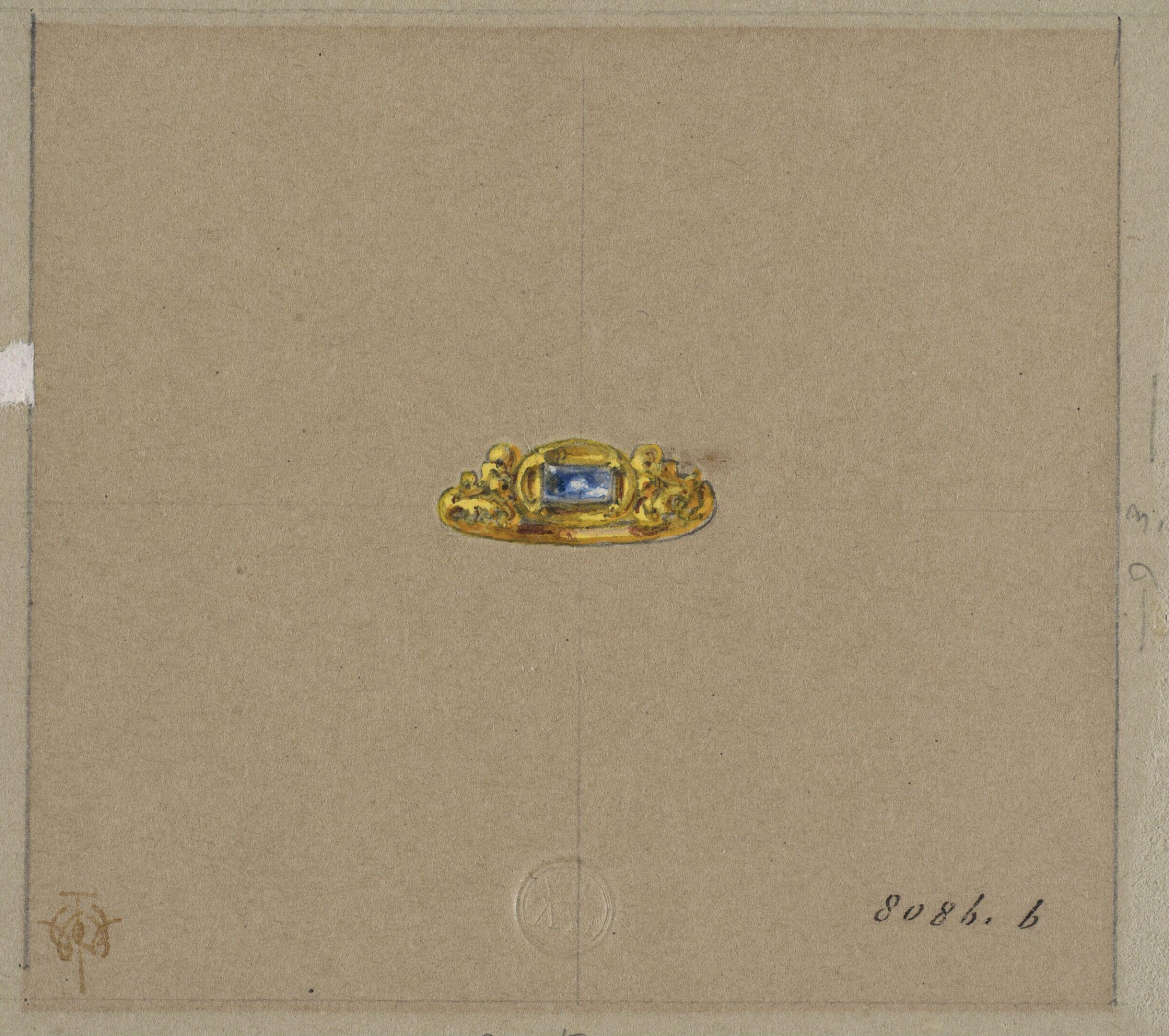 Drawing, J. Walter Wilson, mid 19th century