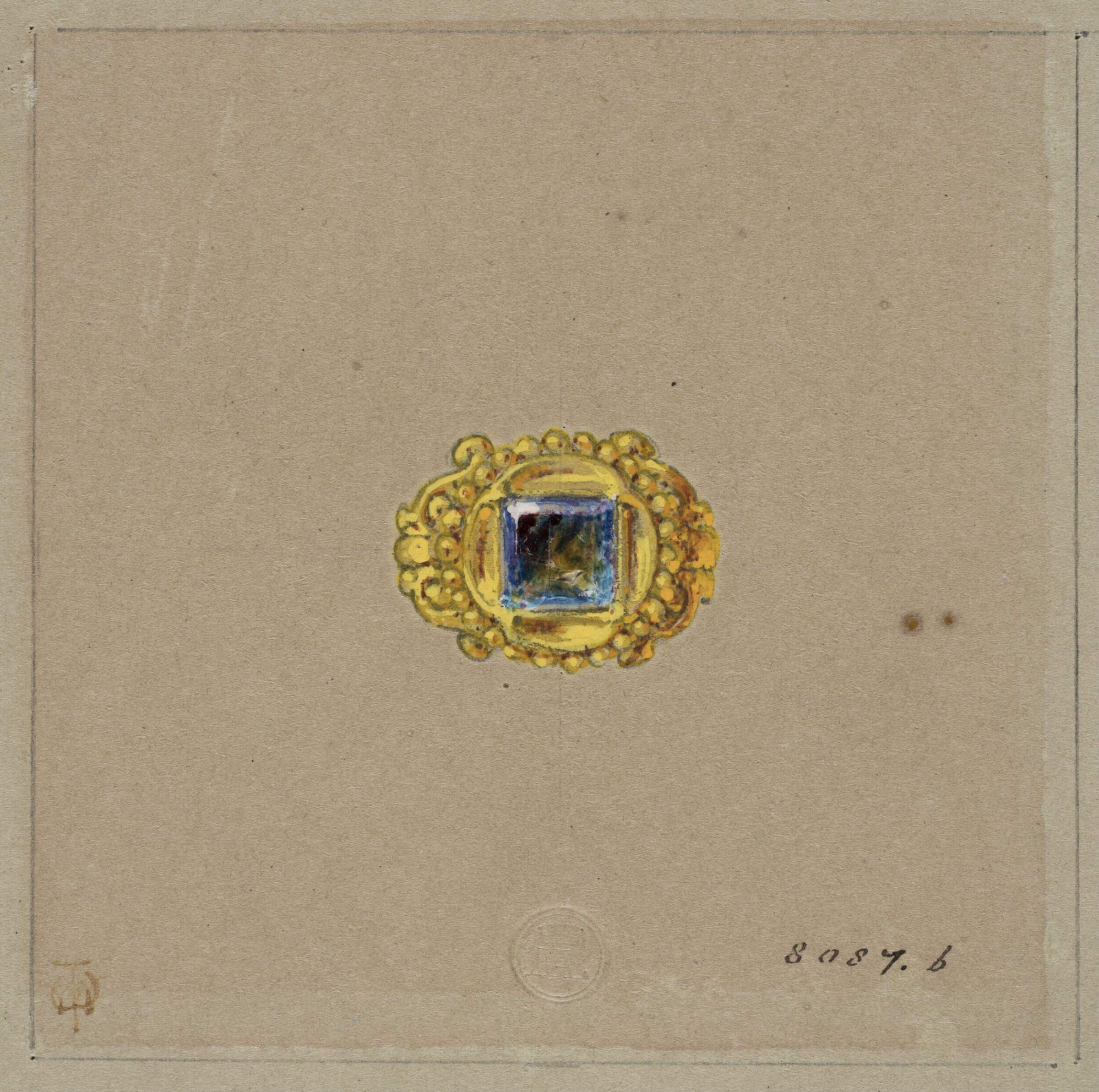Drawing, J. Walter Wilson, mid 19th century