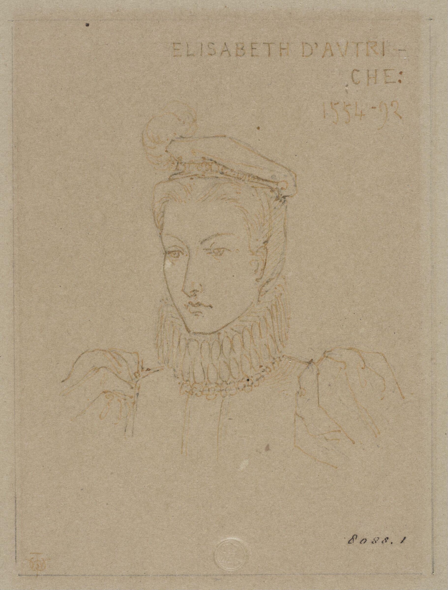 Drawing, J. Walter Wilson, mid 19th century