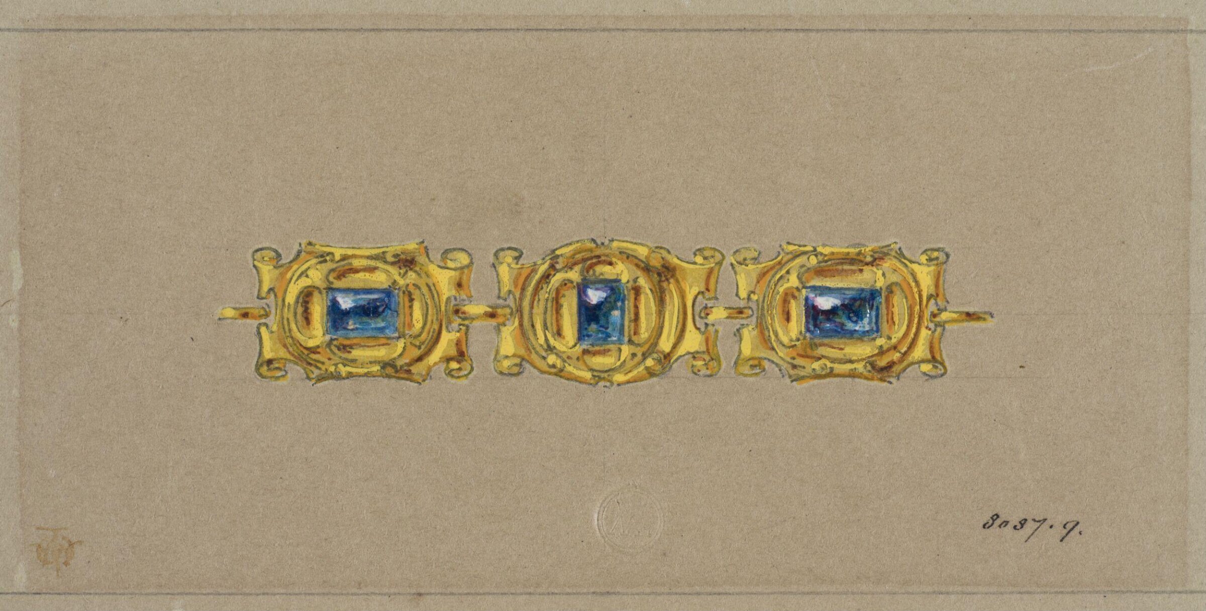 Drawing, J. Walter Wilson, mid 19th century